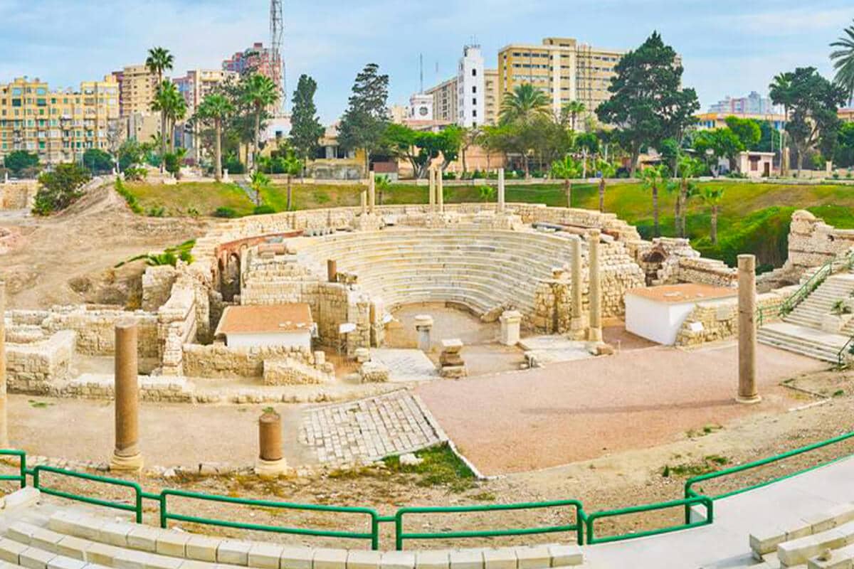 Roman Amphitheatre Alexandria Egypt