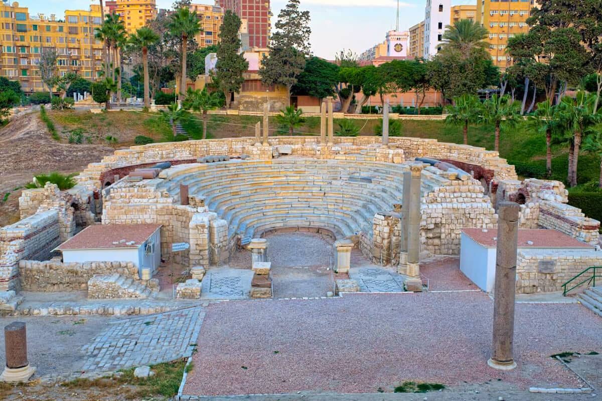 Roman Amphitheatre Alexandria Egypt