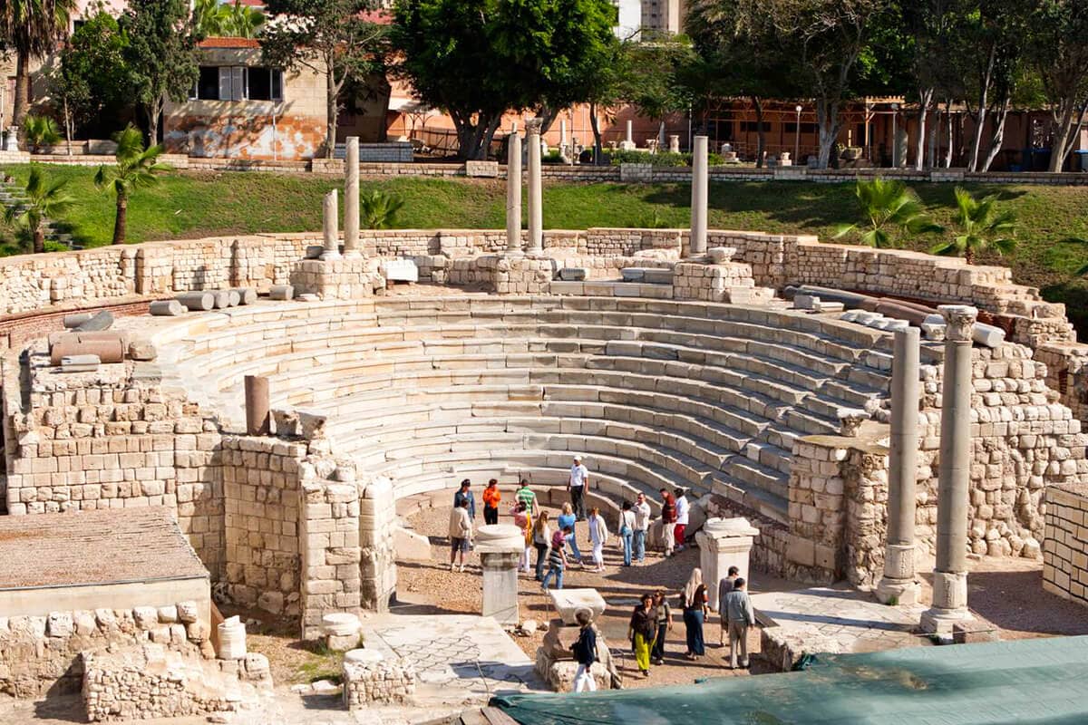 Roman Amphitheatre Alexandria Egypt